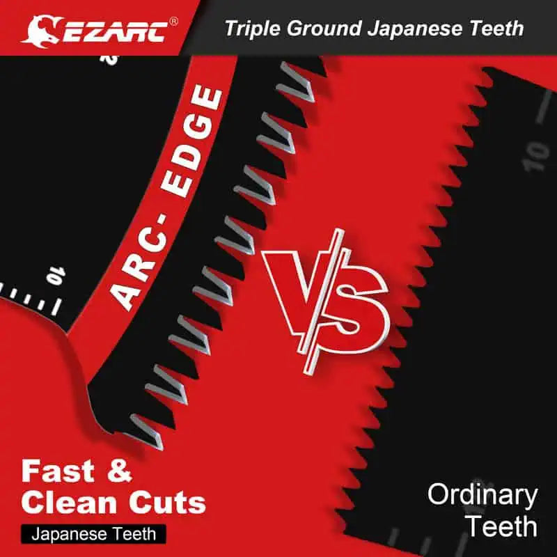 EZARC 1 1/4"  Extra-Long Arc Edge Japanese Tooth Oscillating Saw Blades