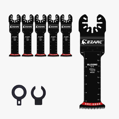 EZARC 1 1/4"  Extra-Long Arc Edge Japanese Tooth Oscillating Saw Blades